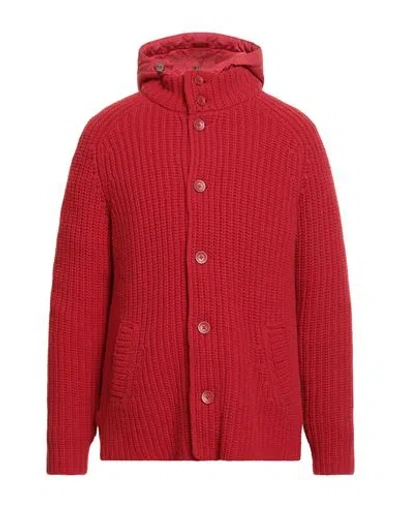Herno Man Jacket Red Size 40 Wool, Polyamide, Polyurethane