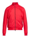 Herno Man Jacket Red Size 46 Polyamide