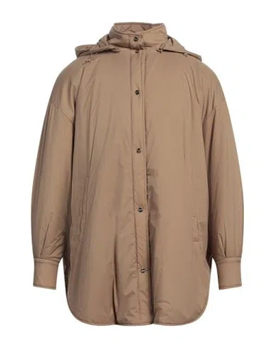 Herno Man Jacket Sand Size 38 Polyamide, Polyurethane In Beige