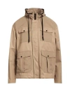 Herno Man Jacket Sand Size 42 Cotton, Polyamide In Neutral