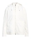 Herno Man Jacket White Size 40 Cotton, Polyester In White