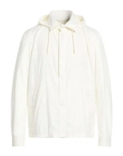 Herno Man Jacket White Size 40 Polyester
