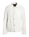 Herno Man Jacket White Size 40 Polyester, Polyamide, Polyurethane