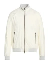 Herno Man Jacket Off White Size 42 Polyamide In Neutral