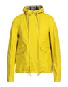 Herno Overcoats In Yellow