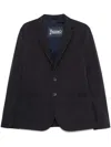 Herno Single-breasted Jacket In Blue
