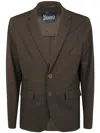 Herno Man Light Jacket In Brown