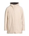 Herno Man Overcoat & Trench Coat Beige Size 46 Polyester