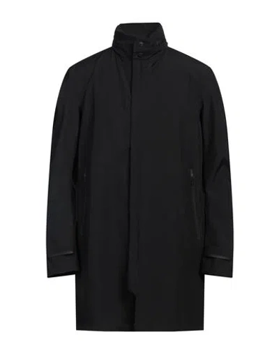 Herno Man Overcoat & Trench Coat Black Size 40 Polyester