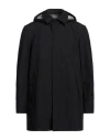 Herno Lightweight Hooded Raffia Jacket For Men In Black