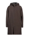 Herno Man Overcoat & Trench Coat Brown Size 40 Polyester