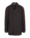 Herno Man Overcoat & Trench Coat Charcoal Size 46 Polyester In Brown