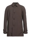 Herno Man Overcoat & Trench Coat Chocolate Brown Size 40 Polyester, Polyamide, Elastane