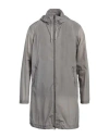 Herno Man Overcoat & Trench Coat Grey Size 40 Polyamide