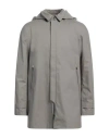 Herno Man Overcoat & Trench Coat Grey Size 48 Cotton, Polyester, Polyurethane In Grey