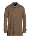 Herno Man Overcoat & Trench Coat Khaki Size 40 Cotton, Polyamide In Beige