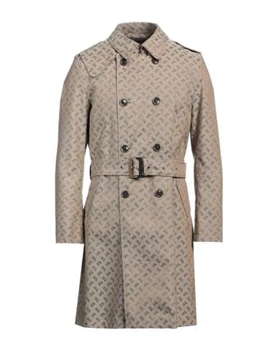 Herno Man Overcoat & Trench Coat Khaki Size 44 Polyester, Cotton In Beige