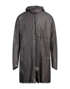 Herno Man Overcoat & Trench Coat Lead Size 40 Ptfe - Polytetrafluoroethylene In Grey