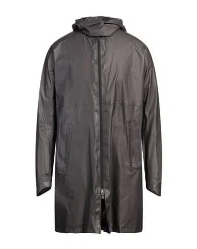 Herno Man Overcoat & Trench Coat Lead Size 40 Ptfe - Polytetrafluoroethylene In Grey