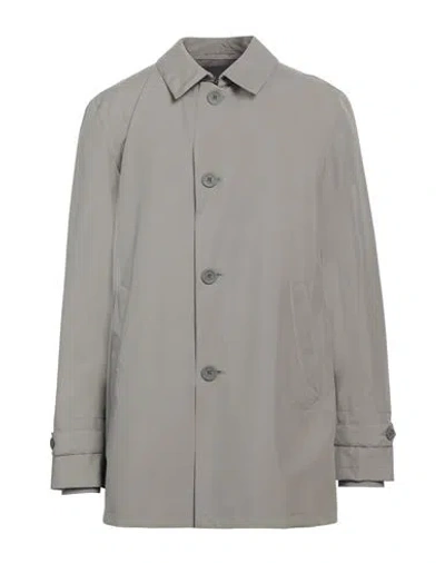Herno Man Overcoat & Trench Coat Lead Size 48 Polyester, Polyamide, Elastane In Grey