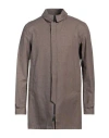 Herno Man Overcoat & Trench Coat Light Brown Size 44 Linen, Ptfe - Polytetrafluoroethylene, Polyeste In Beige