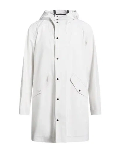 Herno Man Overcoat & Trench Coat Light Grey Size 36 Polyamide, Elastane In White