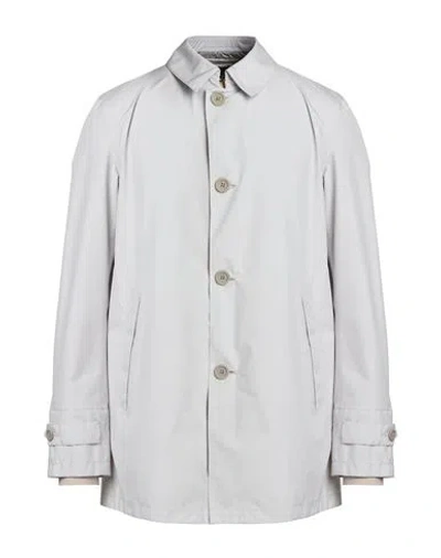 Herno Man Overcoat & Trench Coat Light Grey Size 44 Polyester In Gray
