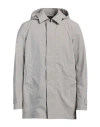 Herno Man Overcoat & Trench Coat Beige Size 40 Polyester In Grey