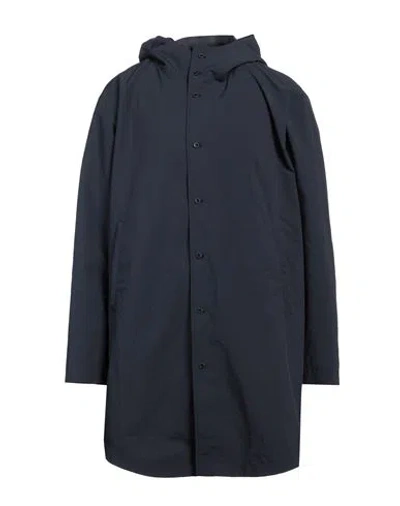 Herno Man Overcoat & Trench Coat Midnight Blue Size 40 Polyamide, Elastane