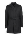 HERNO HERNO MAN OVERCOAT & TRENCH COAT MIDNIGHT BLUE SIZE 40 WOOL