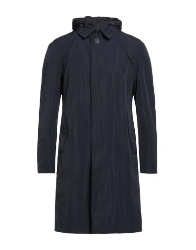 Herno Overcoats In Midnight Blue