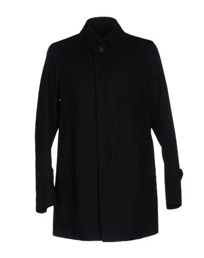 Herno Man Overcoat & Trench Coat Midnight Blue Size 42 Polyester, Cotton In Blue