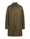 Herno Button-fastening Coat In Brown
