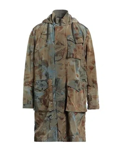 Herno Man Overcoat & Trench Coat Military Green Size 40 Polyester