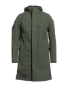 Herno Man Overcoat & Trench Coat Military Green Size 38 Polyamide In Green
