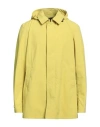 Herno Man Overcoat Light Yellow Size 44 Polyester