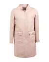 Herno Man Overcoat & Trench Coat Pink Size 40 Cotton, Polyamide In Pink