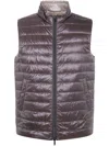 Herno Men's Man Padded Waistcoat In Grey