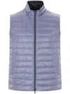 Herno Man Padded Waistcoat In Sky Blue