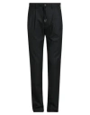 Herno Woven Pants In Black
