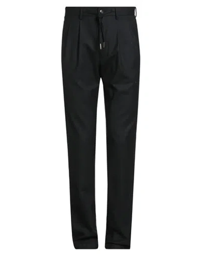Herno Man Pants Black Size 34 Virgin Wool, Polyester, Elastane