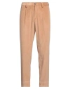 Herno Man Pants Camel Size M Cotton, Cashmere, Elastane In Beige