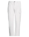 Herno Man Pants Light Grey Size Xxl Polyester In White
