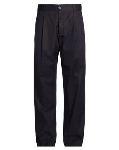 Herno Man Pants Midnight Blue Size 32 Cotton In Black