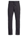 Herno Man Pants Navy Size Xs Cotton, Elastane In Blue