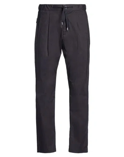 Herno Man Pants Navy Size Xs Cotton, Elastane In Blue