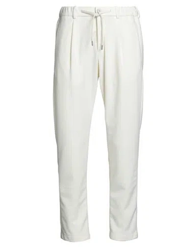 Herno Man Pants Off White Size L Polyester