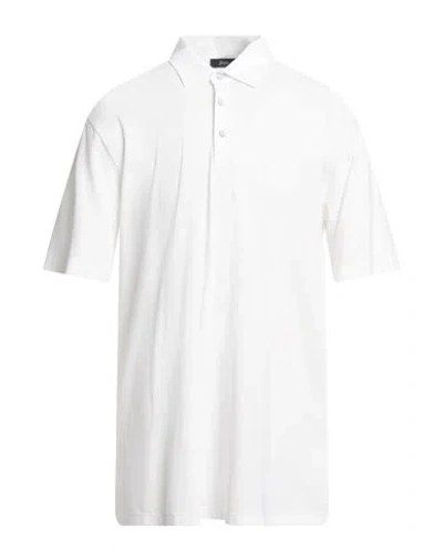 Herno Man Polo Shirt Off White Size 46 Cotton