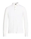 Herno Man Polo Shirt White Size 40 Cotton, Elastane In White
