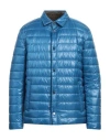 Herno Man Puffer Azure Size 42 Polyamide In Blue
